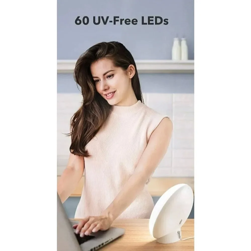 Light Therapy Lamp Touch Control with Continuous Brightness Levels New